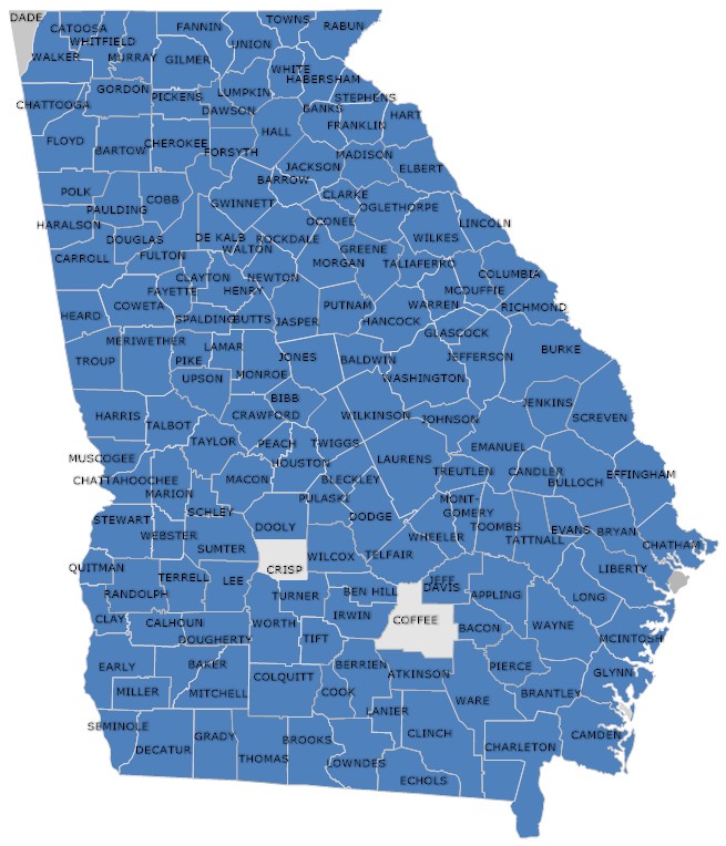 Georgia all coop counties